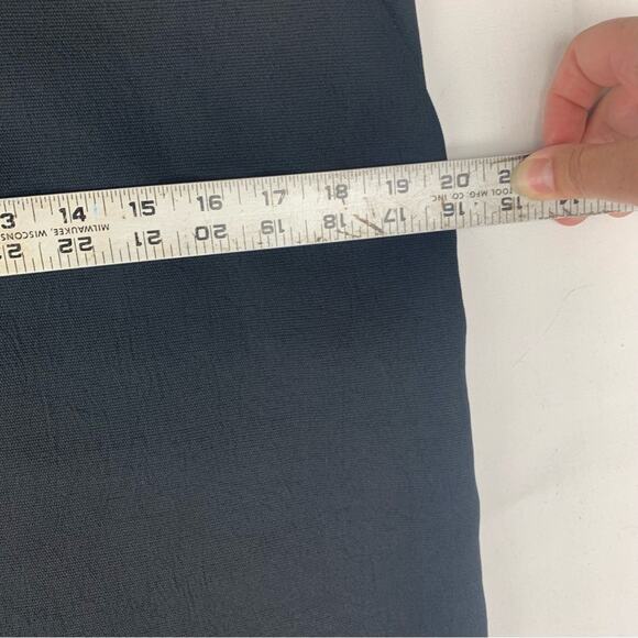 Babaton size 10 medium Black Sheath textured Dress V-Neck business casual - Picture 9 of 12